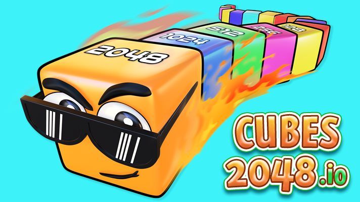 Cubes 2048.io game art